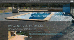 Desktop Screenshot of hormigonimpresopulido.com