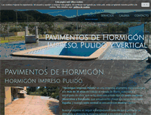 Tablet Screenshot of hormigonimpresopulido.com